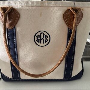 Stylish Canvas Tote Bag with Leather Accents